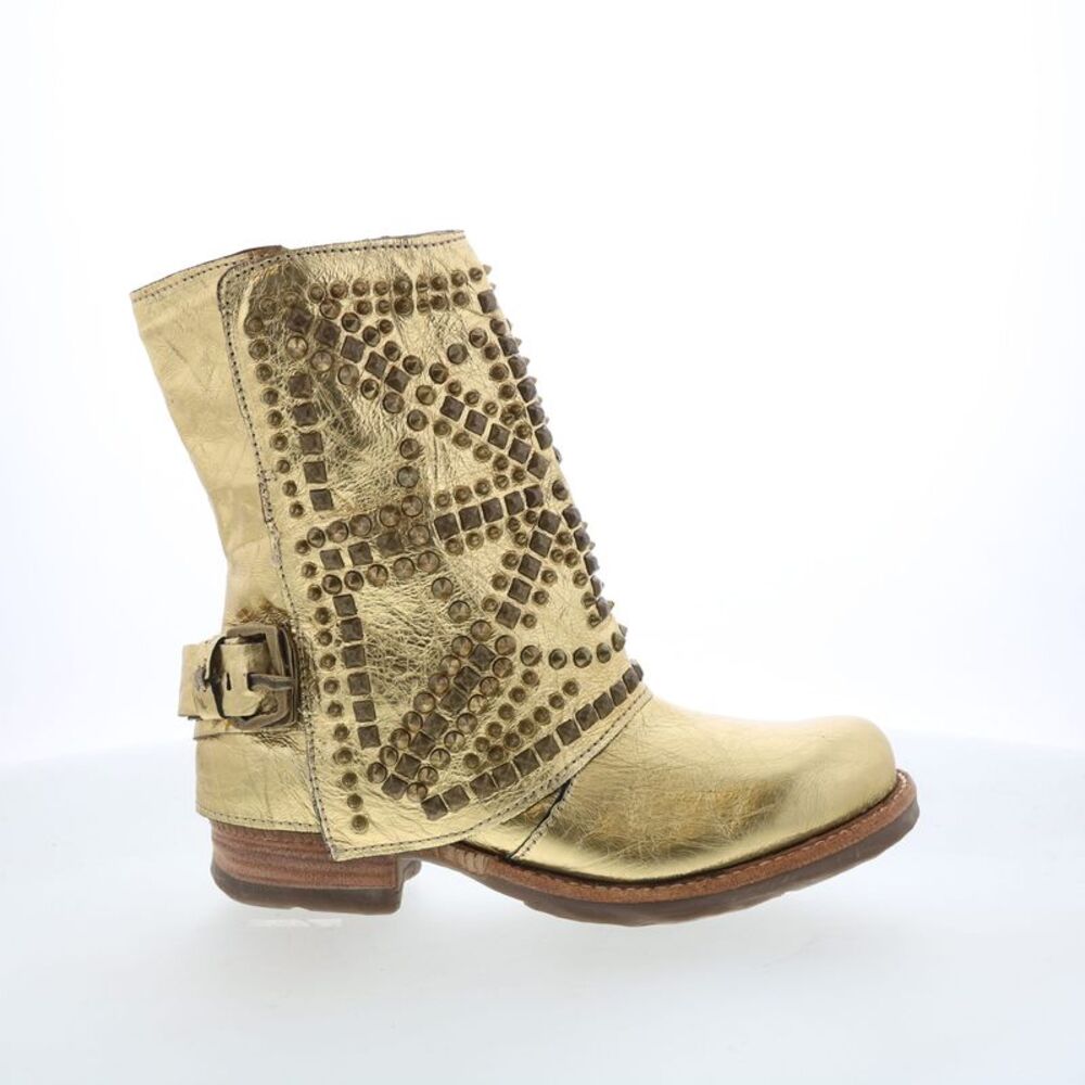 A.S. 98 Womens Sabey Gold Boots (NWT)